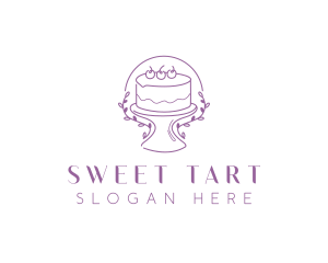 Floral Sweet Cake logo design