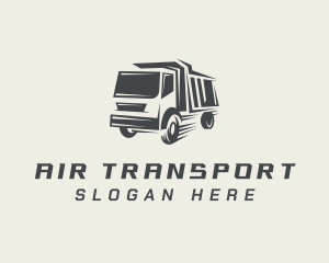 Transport Dump Truck logo design