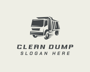 Transport Dump Truck logo design