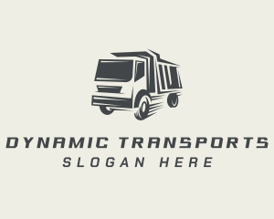 Transport Dump Truck logo design