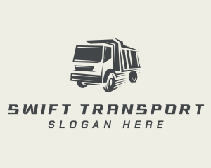 Transport Dump Truck logo design