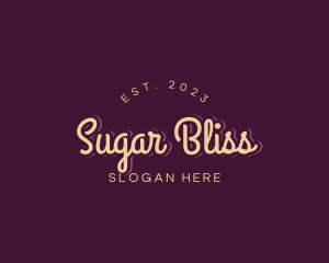 Sweets Cursive Business logo design