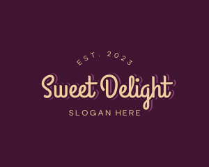 Sweets Cursive Business logo design