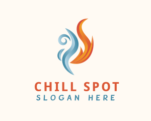 Warm & Cool Ventilation logo design