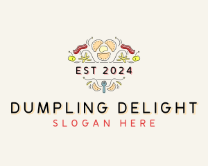 Dumplings Restaurant Cuisine logo design