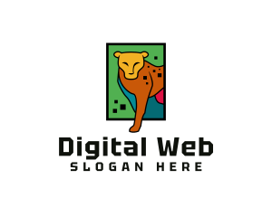 Digital Safari Jaguar logo design