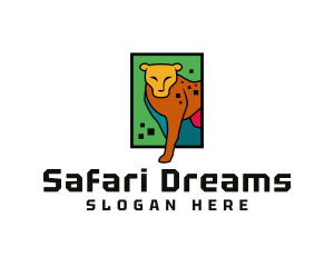 Digital Safari Jaguar logo design