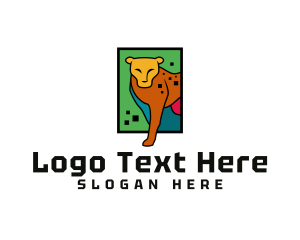 Modern - Digital Safari Jaguar logo design
