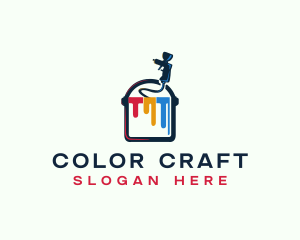 Coating Bucket Paint logo