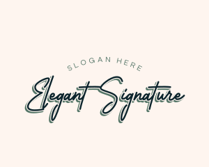 Elegant Fashion Stylist logo design