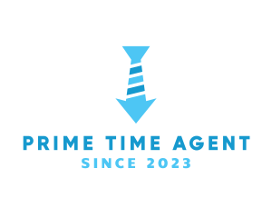 Modern Necktie Arrow logo design