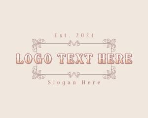 Vintage Decorative Ornament Logo