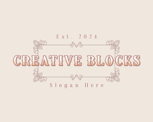 Vintage Decorative Ornament logo design