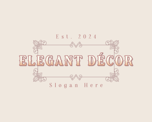 Vintage Decorative Ornament logo design