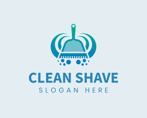 Janitor Cleaning Maintenance logo design