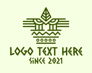 Mayan Mask Pattern  logo