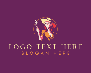 Sexy Smoking Woman logo