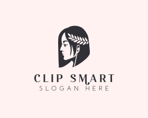 Woman Beauty Stylist  logo design