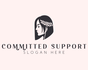 Woman Beauty Stylist  logo design