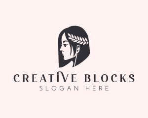 Woman Beauty Stylist  logo design