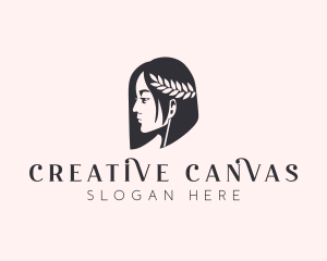 Woman Beauty Stylist  logo design