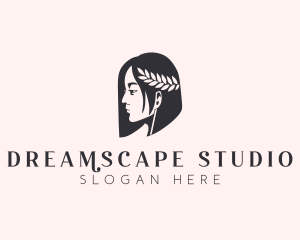 Woman Beauty Stylist  logo design