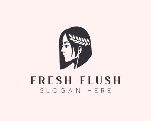 Woman Beauty Stylist  logo design