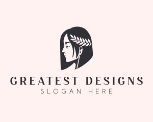 Woman Beauty Stylist  logo design