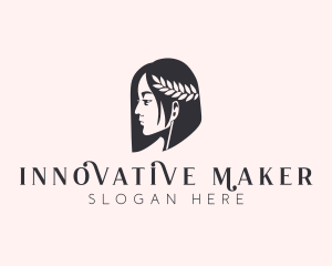 Woman Beauty Stylist  logo design