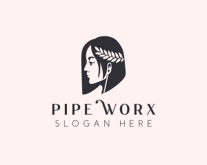 Woman Beauty Stylist  logo design