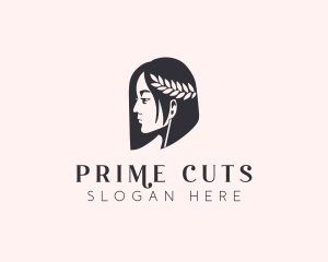 Woman Beauty Stylist  logo design