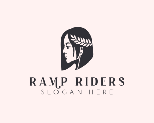 Woman Beauty Stylist  logo design