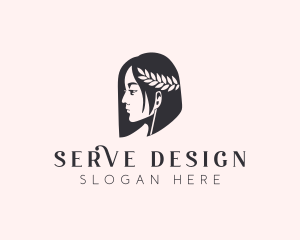 Woman Beauty Stylist  logo design