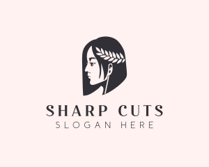 Woman Beauty Stylist  logo design