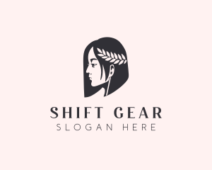 Woman Beauty Stylist  logo design