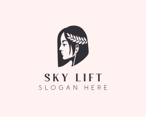 Woman Beauty Stylist  logo design