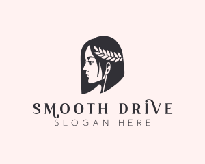 Woman Beauty Stylist  logo design