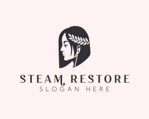 Woman Beauty Stylist  logo design