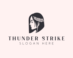 Woman Beauty Stylist  logo design