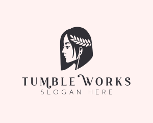 Woman Beauty Stylist  logo design