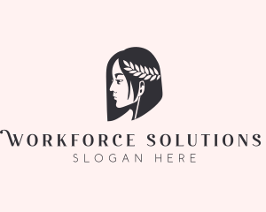 Woman Beauty Stylist  logo design