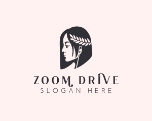 Woman Beauty Stylist  logo design