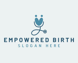 Human Healthcare Stethoscope logo