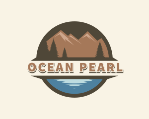 Ocean Mountain Travel logo design