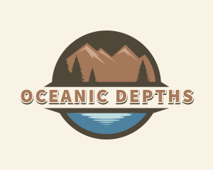 Ocean Mountain Travel logo design