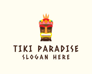 Festive Tribal Tiki logo