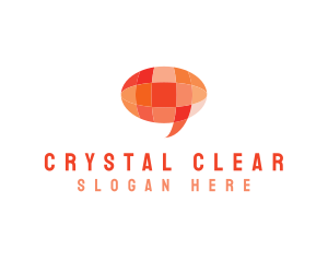 Orange Global Chat logo design