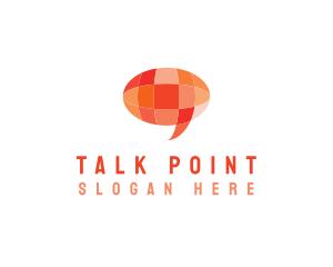 Orange Global Chat logo design