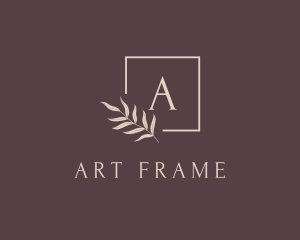 Leaf Wedding Frame logo