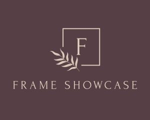 Leaf Wedding Frame logo